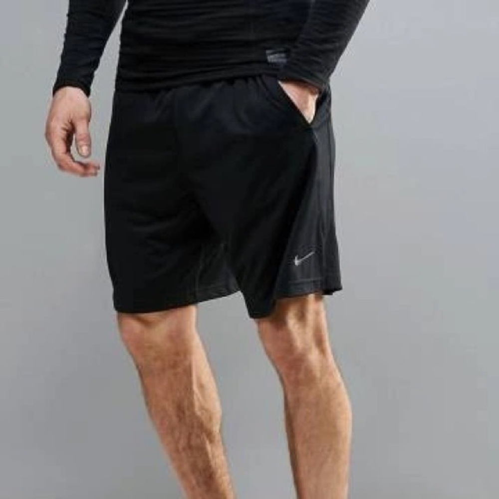Nike Dri-fit Black Drawstring Basketball Shorts size XXL